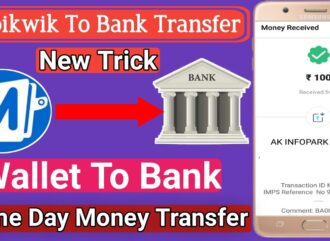 Mobikwik money transfer to bank