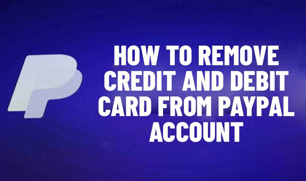remove card from paypal account