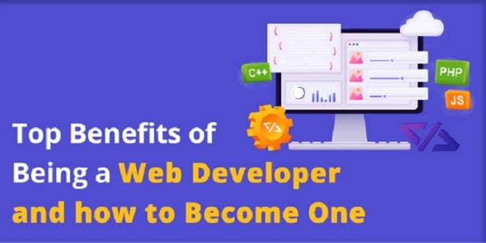Top Benefits of Being A Web Developer and how to Become One
