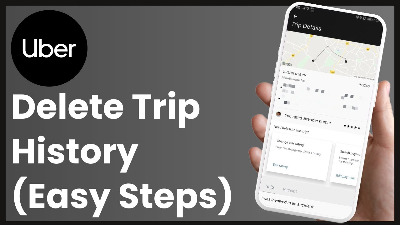 How to Delete Your Uber Ride History